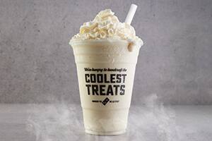 Malted Vanilla Thickshake with Cream